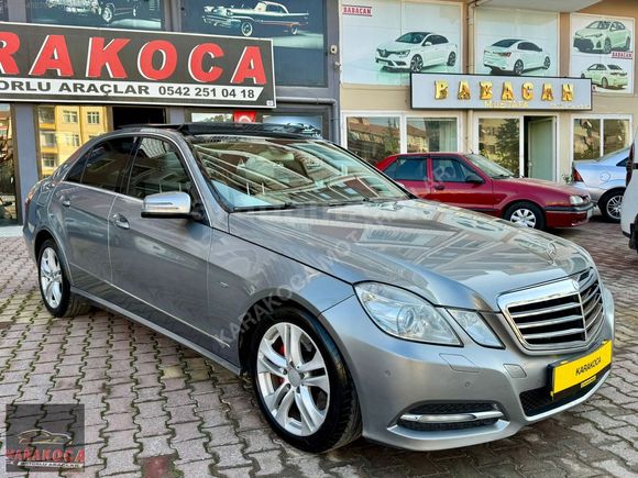 2011 MERCEDES BENZ E 250 CDI PREMİUM DERİ ÇİFT HAFIZA CAM TAVAN 190 BİN.KM