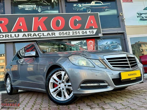 2011 MERCEDES BENZ E 250 CDI PREMİUM DERİ ÇİFT HAFIZA CAM TAVAN 190 BİN.KM