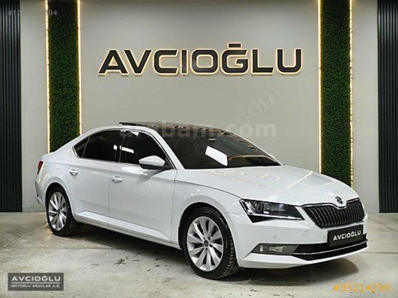AVCIOĞLU - 2019 SKODA SUPERB 1.6 TDI STYLE CAM TAVAN HAYALET