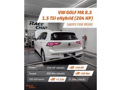 VW Golf MK8.5 1.5 TSI eHybrid 204 PS RaceChip ile +38 PS, +58NM