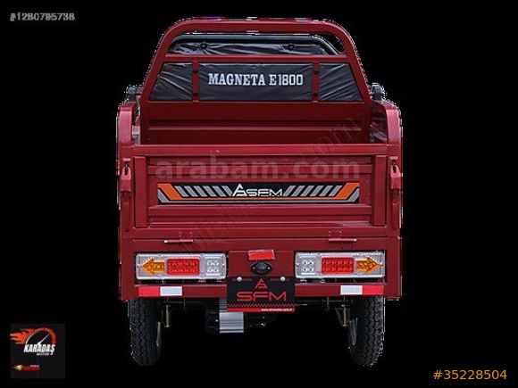 KARADAŞ MOTOR'dan SFM MAGNETA E 1800 K.K 12 TAKSİT