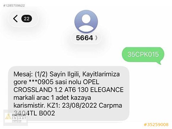SERVİS BAKIMLI, TEK PARÇA LOKAL BOYALI, LANSMAN RENGİ
