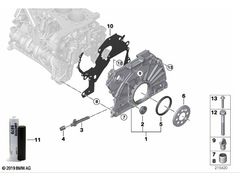 BMW E87 E90 N47 177LİK ÇIKMA ZİNCİR KAPAĞI 11147807755 7807755