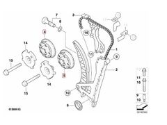 BMW E87 E90 N43 ÇIKMA VANOS DİŞLİSİ 7540348 7540346