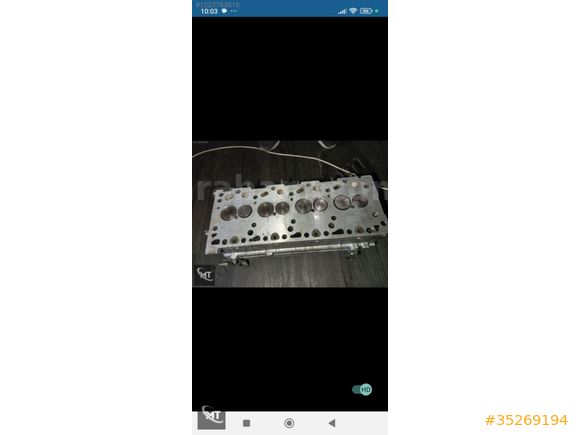 Renault mastır 2.8 silindir kapaği