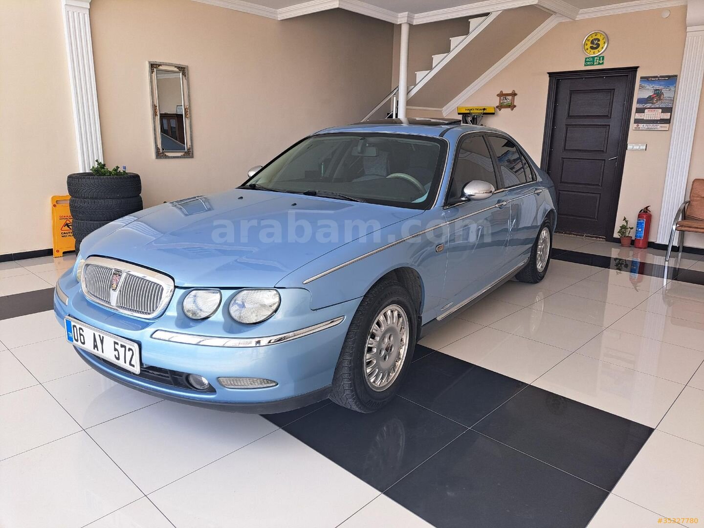 Galeriden Rover 75 2.0 Club 2000 Model Erzincan 189.000 km Mavi 4
