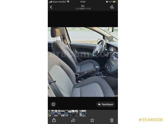 Sahibinden Fiat Linea 1.3 Multijet Pop 2015 Model 