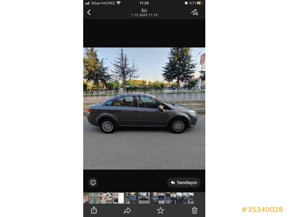 Sahibinden Fiat Linea 1.3 Multijet Pop 2015 Model 