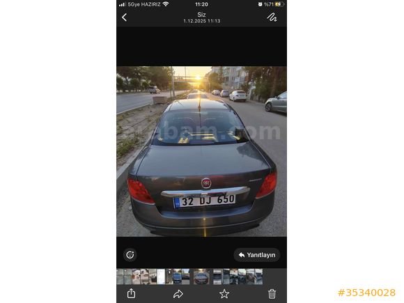 Sahibinden Fiat Linea 1.3 Multijet Pop 2015 Model 