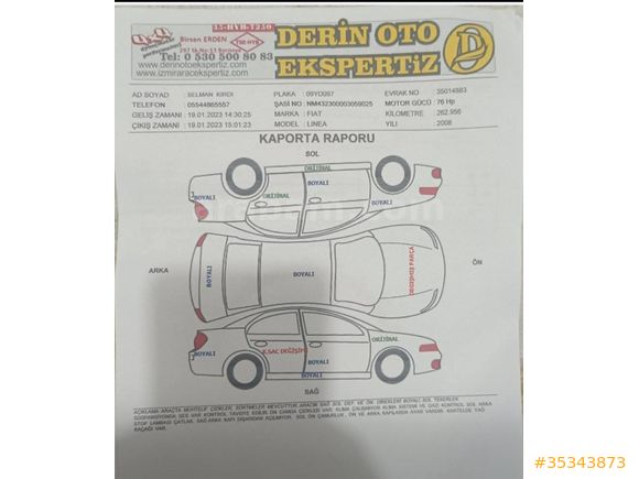 2008 MODEL FIAT LİNEA 1.4 ACTİVE.LPG Lİ