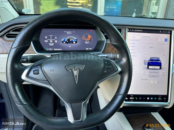 NIKOLA360/TESLA/MODELX/100D/LACİVERT/FALCONWING/KK TAKSİT