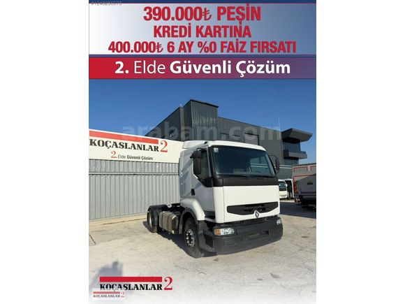 6 AY %0 FAİZ KOÇASLANLAR2'DE RENAULT PREMİUM 400 - 2004 MODEL