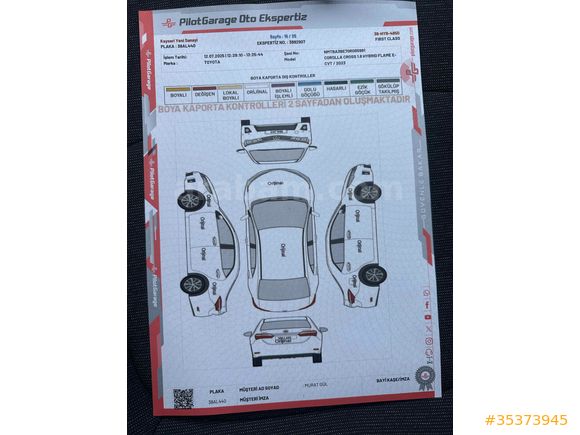 Sahibinden Toyota Corolla 1.5 Dream X-Pack 2023 Model 