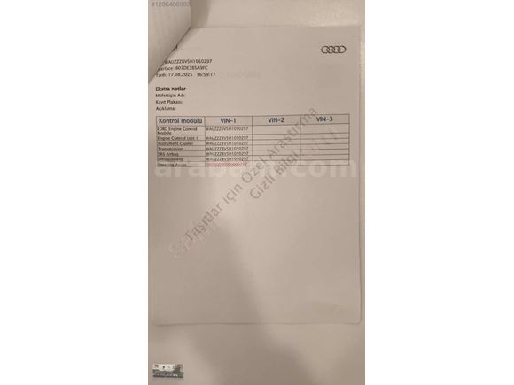 HATİPOĞLU Auto a3 2017 1.0 tfsi dynamic