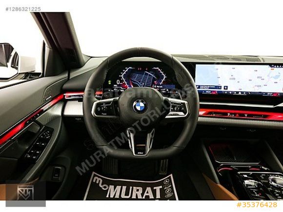 2025 BMW 5.20İ HYBRİD M/-SEDEFBEYAZ-MERİNO DERİ+FULL PFF+EKSTRA*