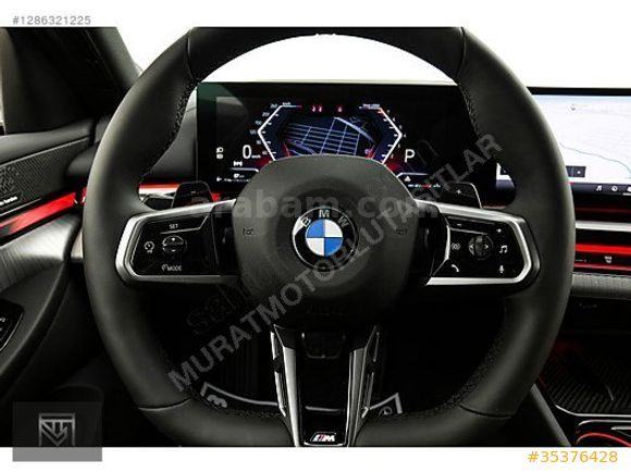 2025 BMW 5.20İ HYBRİD M/-SEDEFBEYAZ-MERİNO DERİ+FULL PFF+EKSTRA*