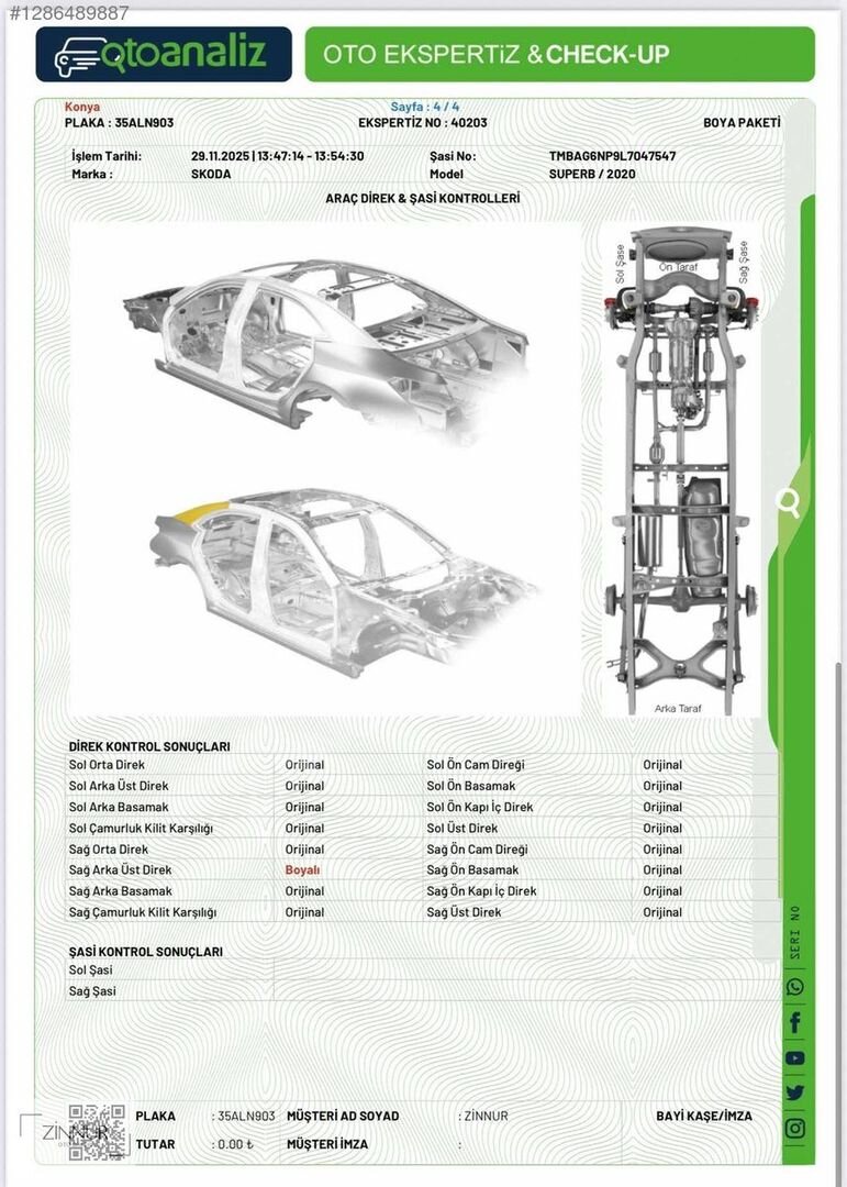 ZİNNUR OTOMOTİV'DEN 2020 MODEL YETKİLİ SERVİS BAKIMLI SUPER B 3