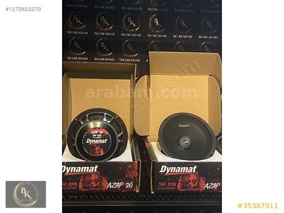 DYNAMAT AZAP 20CM 300 RMS MİDRANGE !