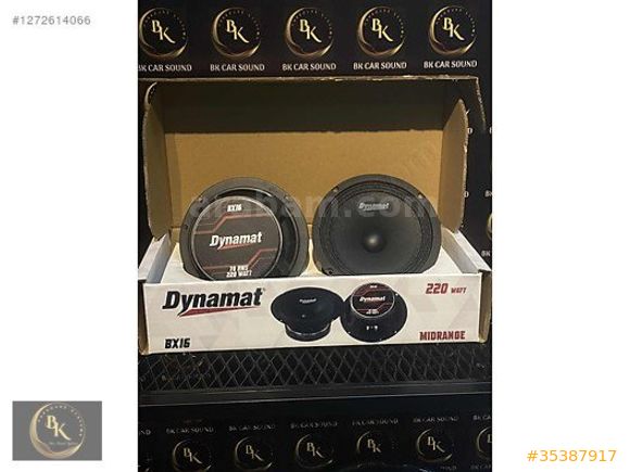 DYNAMAT BX-16 16 CM 70 RMS MİDRANGE!