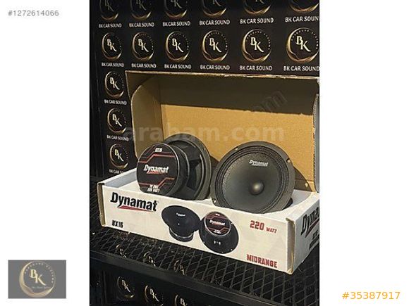 DYNAMAT BX-16 16 CM 70 RMS MİDRANGE!