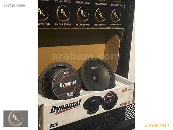 DYNAMAT BX-16 16 CM 70 RMS MİDRANGE!