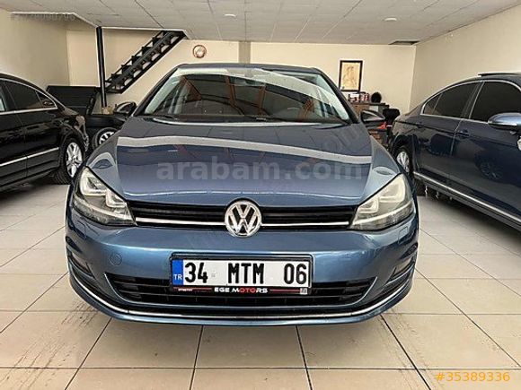 A REFERANS GOLF 7 DİZEL MANUEL DOLU PAKET PASİFİK MAVİ