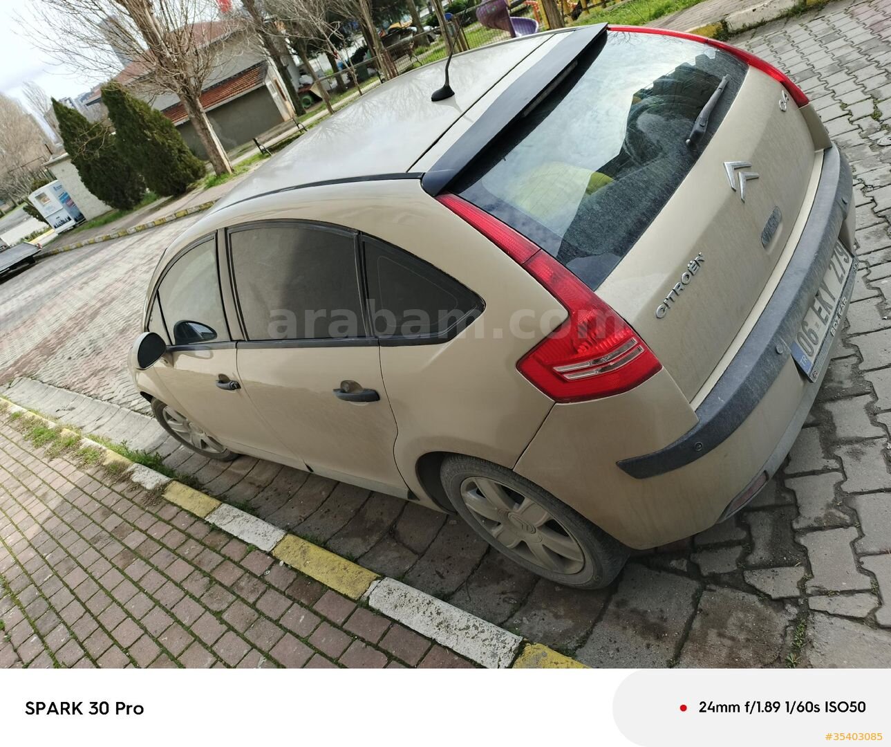 Sahibinden Citroen C4 1.6 HDi SX 2006 Model İstanbul 345.000 km Sarı 3