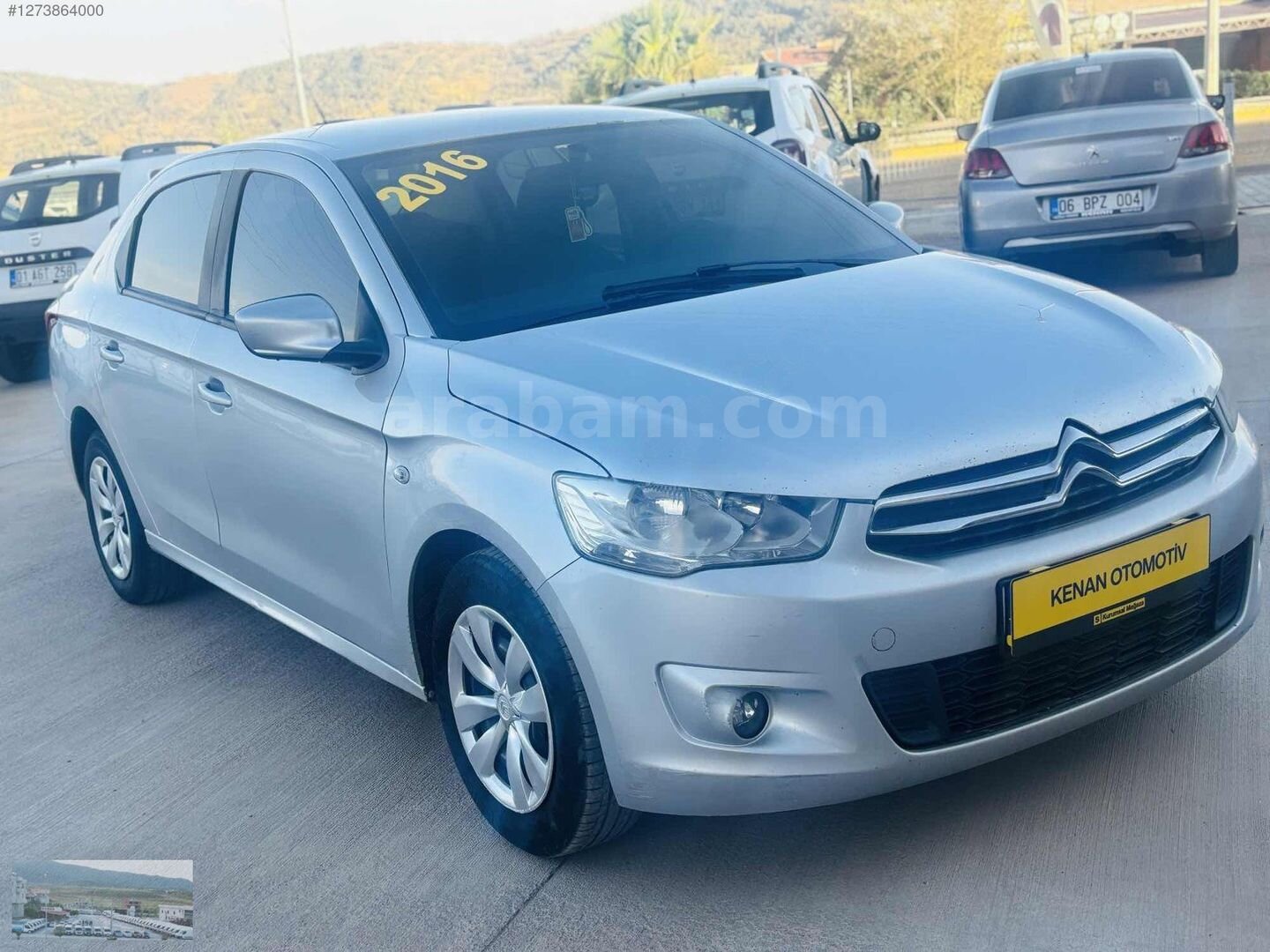 Galeriden Citroen C-Elysée 1.6 HDi Confort 2016 Model Gaziantep 295.000 km Gri 2