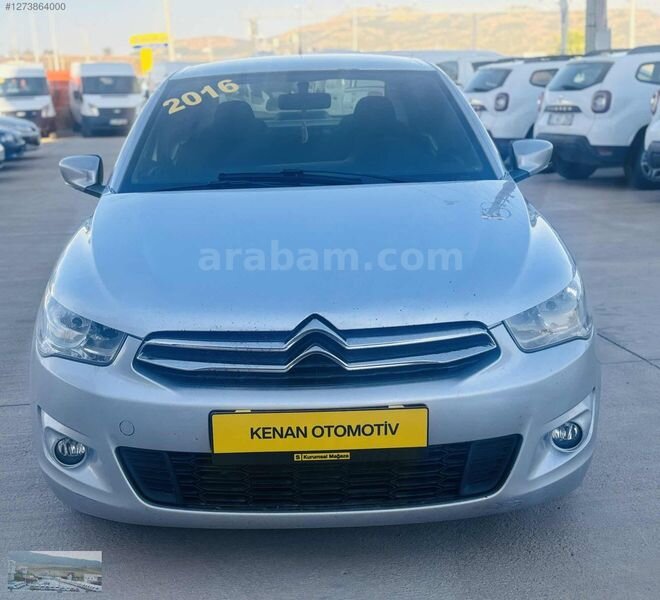 Galeriden Citroen C-Elysée 1.6 HDi Confort 2016 Model Gaziantep 295.000 km Gri