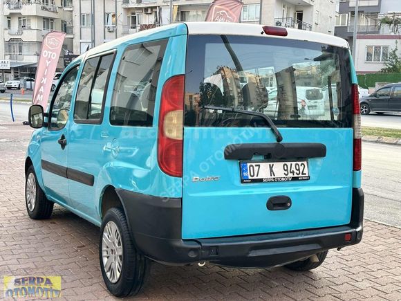 2007 MODEL DOBLO COMBİ 1.9JTD SX KLİMALI ÇİFT RENK RUHSATA İŞLİ