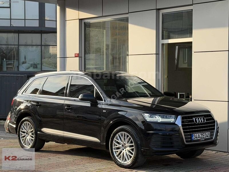 Galeriden Audi Q7 3.0 TDI Quattro 2017 Model İstanbul 155.000 km Siyah