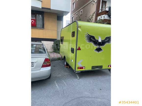Sahibinden 3,90 çekme karavan 