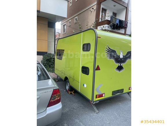 Sahibinden 3,90 çekme karavan 