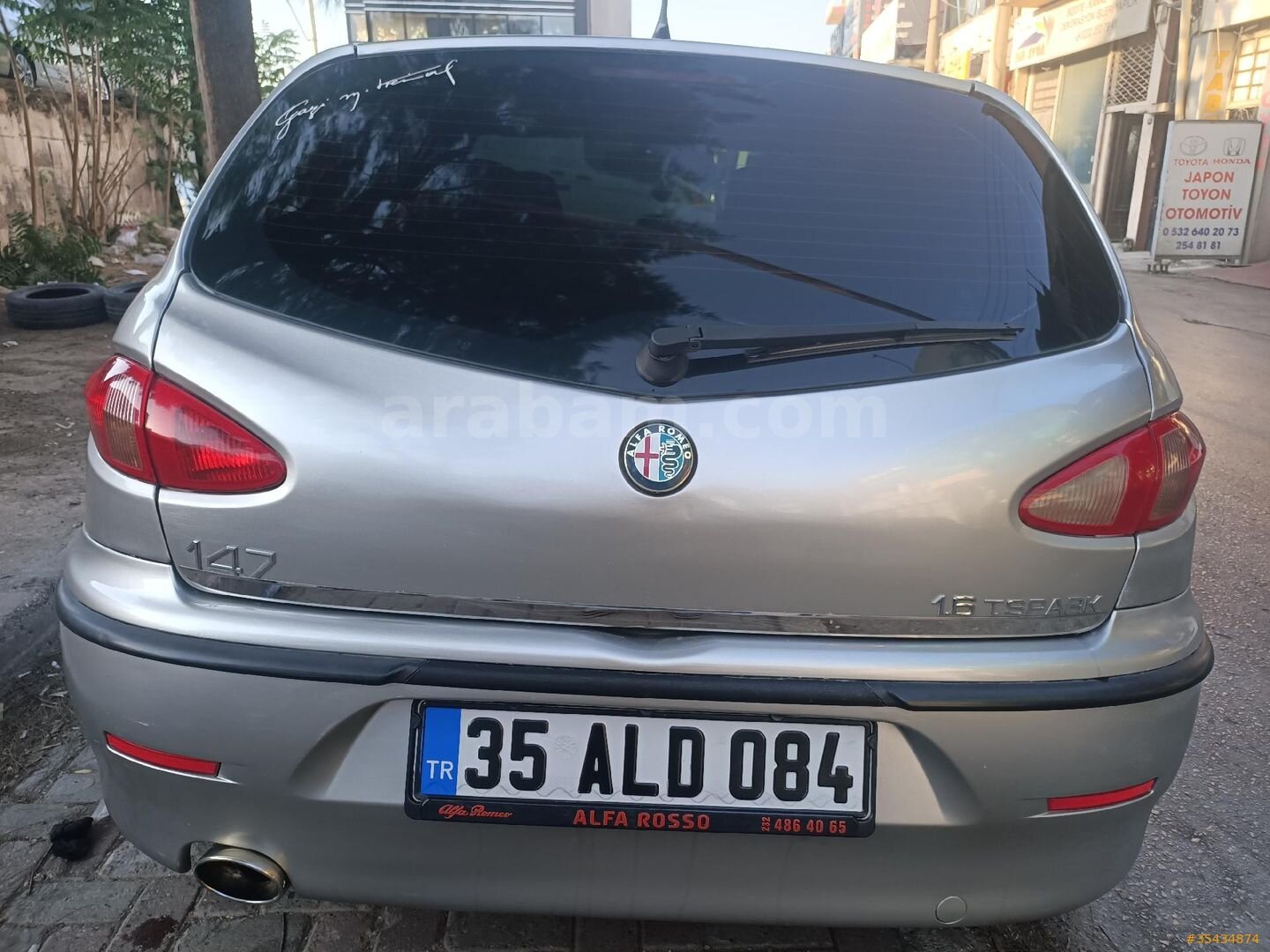 Sahibinden Alfa Romeo 147 1.6 TS Distinctive 2004 Model İzmir 298.000 km Gri (Gümüş) 3