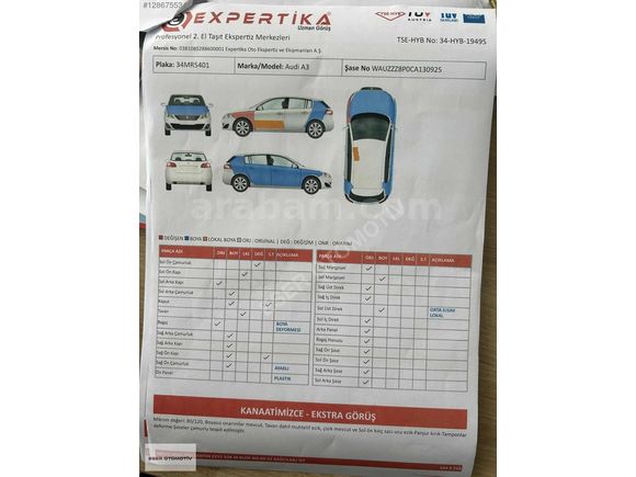 2012 TEMİZ AUDİ A3 sportback 270 BİN KM