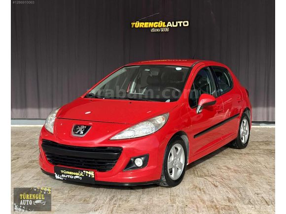 2010 Peugeot 207 1.4 OTOMATİK BAKIMLI KIRMIZI İÇİ SİYAH DERİ