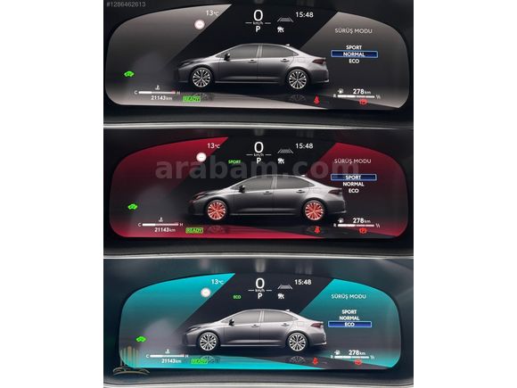 2025 ÇKŞ SADECE 20 KM COROLLA 1.8 HYBRID PRO 140HP FLAME X-PACK