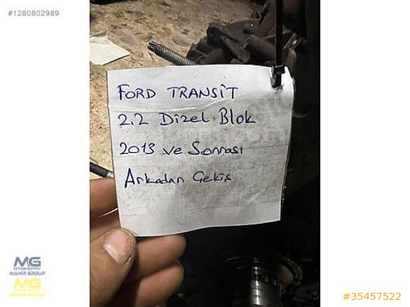 2013 VE SONRASI FORD TRANSİT 2,2 DİZEL BLOK MOTOR ARKADAN ÇEKİŞ