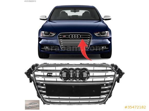 AUDİ A4 S4 ÖN PANJUR KROMLU 2012-2015 8K0853651E