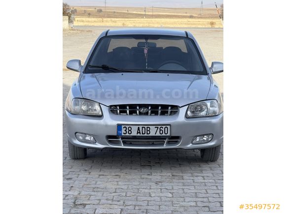 Sahibinden Hyundai Accent 1.3 LS 2001 Model Klimalı Yeni Araç Alacağım İçin Satıyoruml