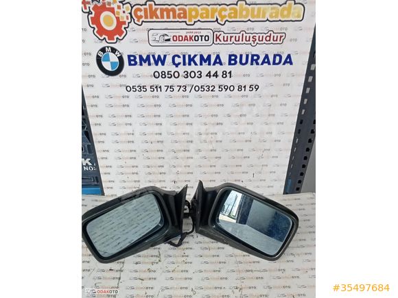 006192 Bmw 5,35i Çıkma Yan Aynalar orjinal 89 90 91 model