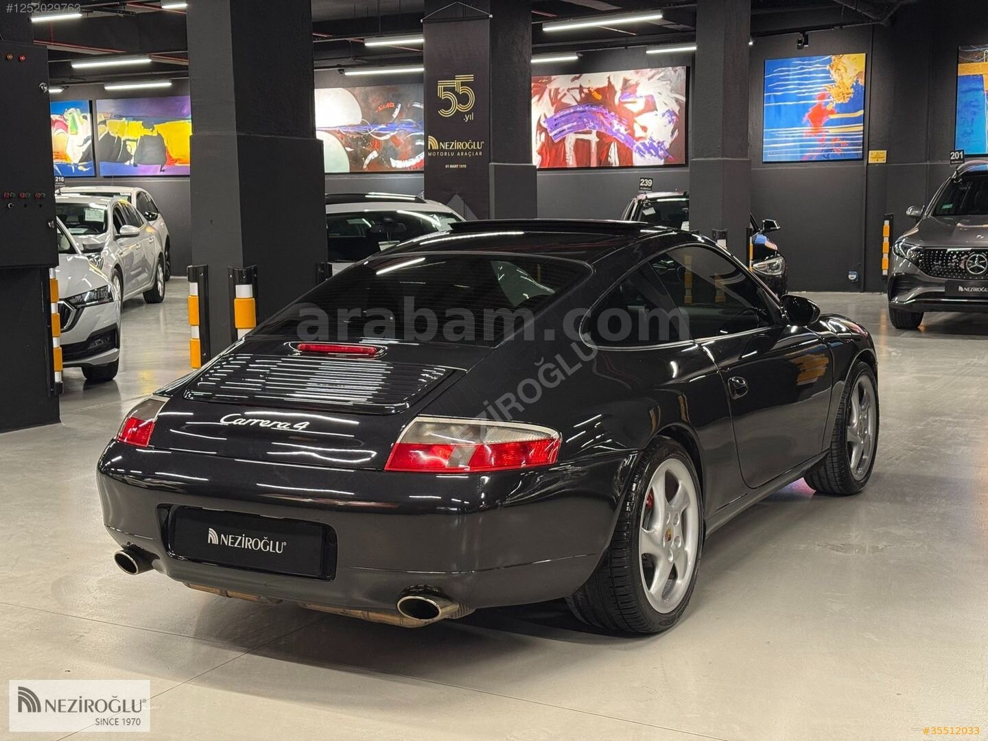 Galeriden Porsche 911 Carrera 4 2001 Model Ankara 157.916 km Siyah 6