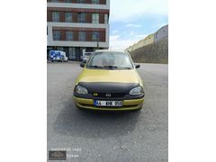 1997 OPEL CORSA 1.4 SWİNG OTOMATİK BAKIMLI TAVAN HARİC BOYALI