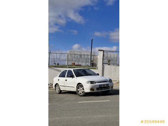 Sahibinden Hyundai Accent 1.3 LX 2000 Model  250000 km Beyaz