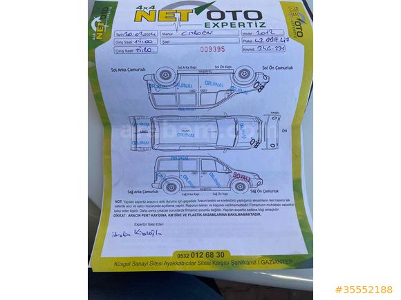 Sahibinden Citroen Nemo Combi 1.4 HDi X 2012 Model 