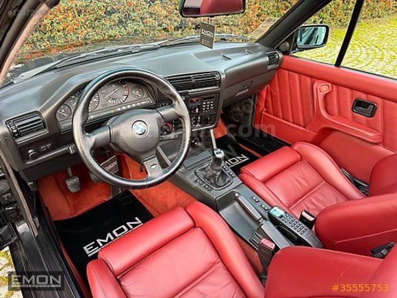 | EMON | 1988 BMW E30 CABRIO CARDINAL KIRMIZI AZEV HARDTOP M2