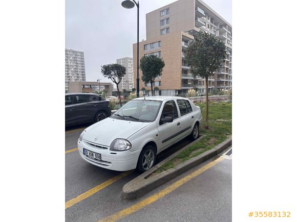 Sahibinden Renault Clio 1.4 RNA 2001 Model  175000 km Beyaz