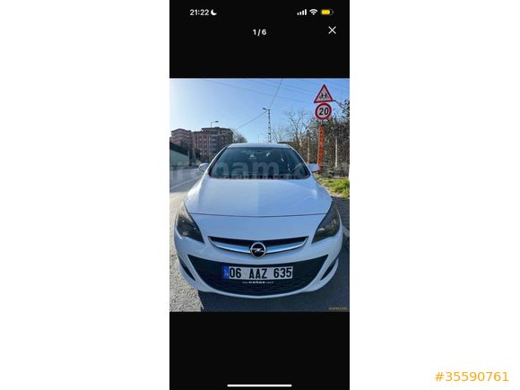Sahibinden Opel Astra 1.6 CDTI Design 2016 Model 