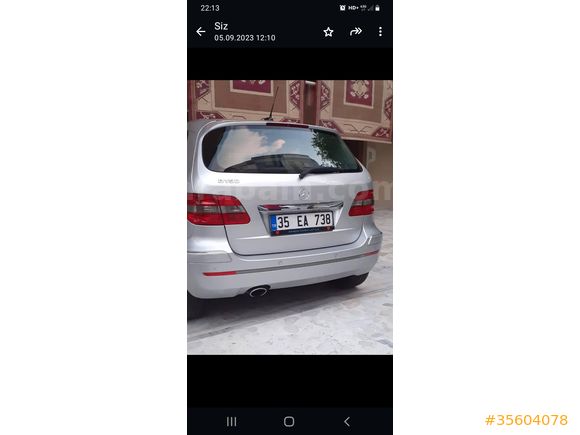 Sahibinden Mercedes - Benz B 150 Boyut 2008 Model İstanbul