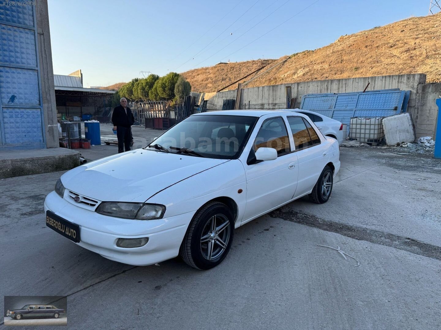 Galeriden Kia Sephia 1.6 GTX 1998 Model Kahramanmaraş 410.000 km Beyaz 3